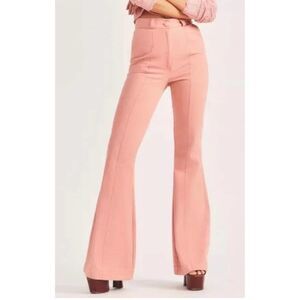 LoveShackFancy Meyerson Flared Pants NWT Sz. 6
